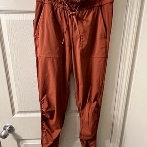 Rust Orange Jogger Pants